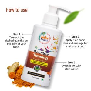 Goodbye Tanning (Skin Lightening) Facewash - The Indie Earth