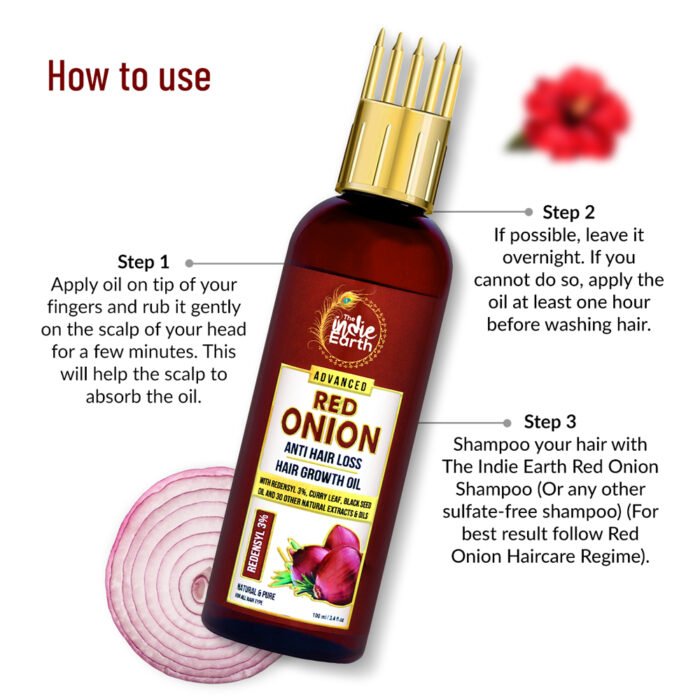 Red-Onion-Oil-100ml-How-to-use