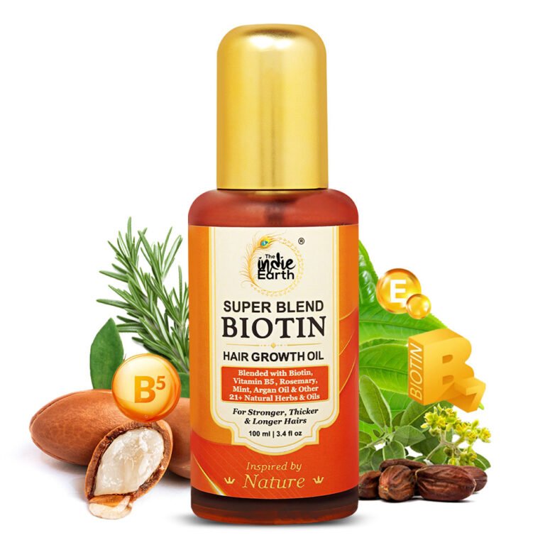 Super Blend Biotin Hair Growth Oil - The Indie Earth