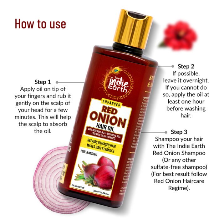 Red-Onion-Oil-300ml-How-to-use