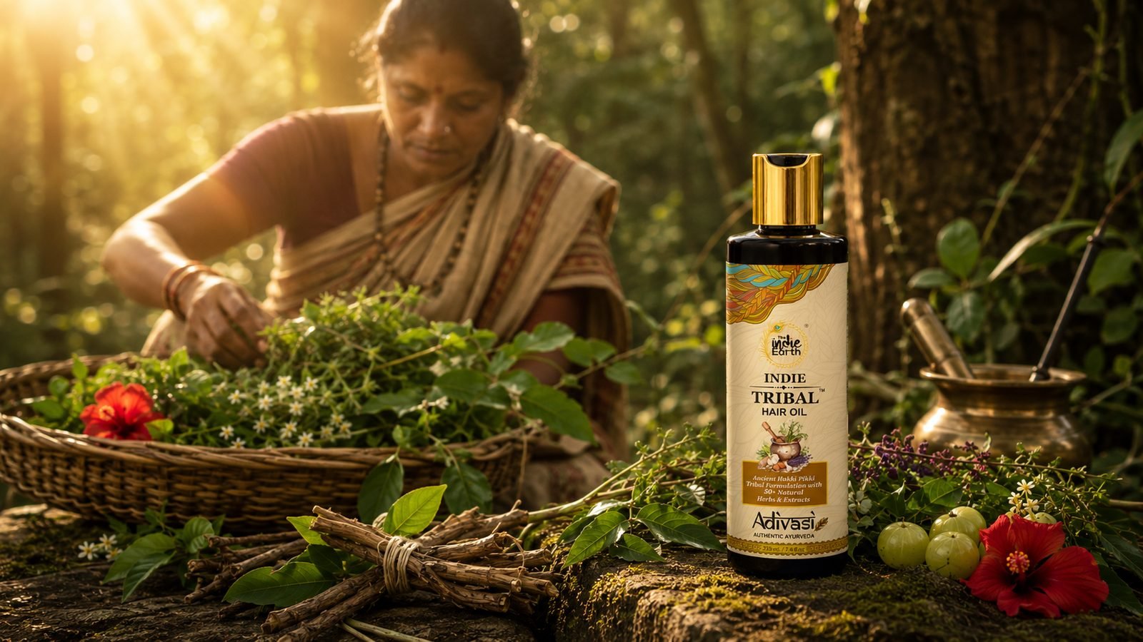 Tribal heritage behind The Indie Earth Adivasi Hair Oil