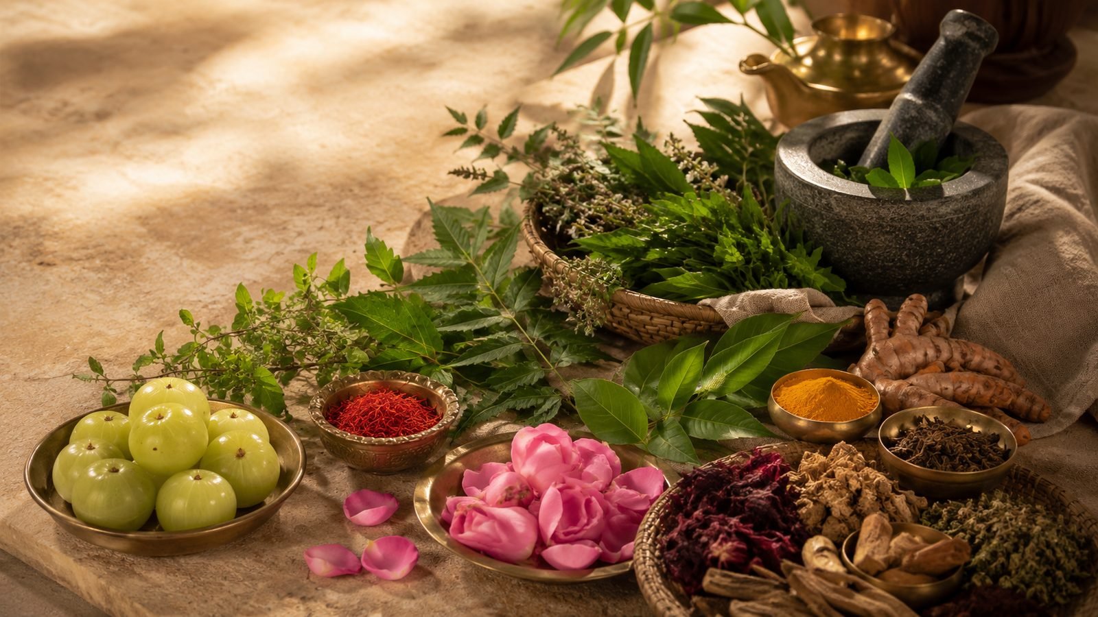 Ayurvedic botanicals by The Indie Earth