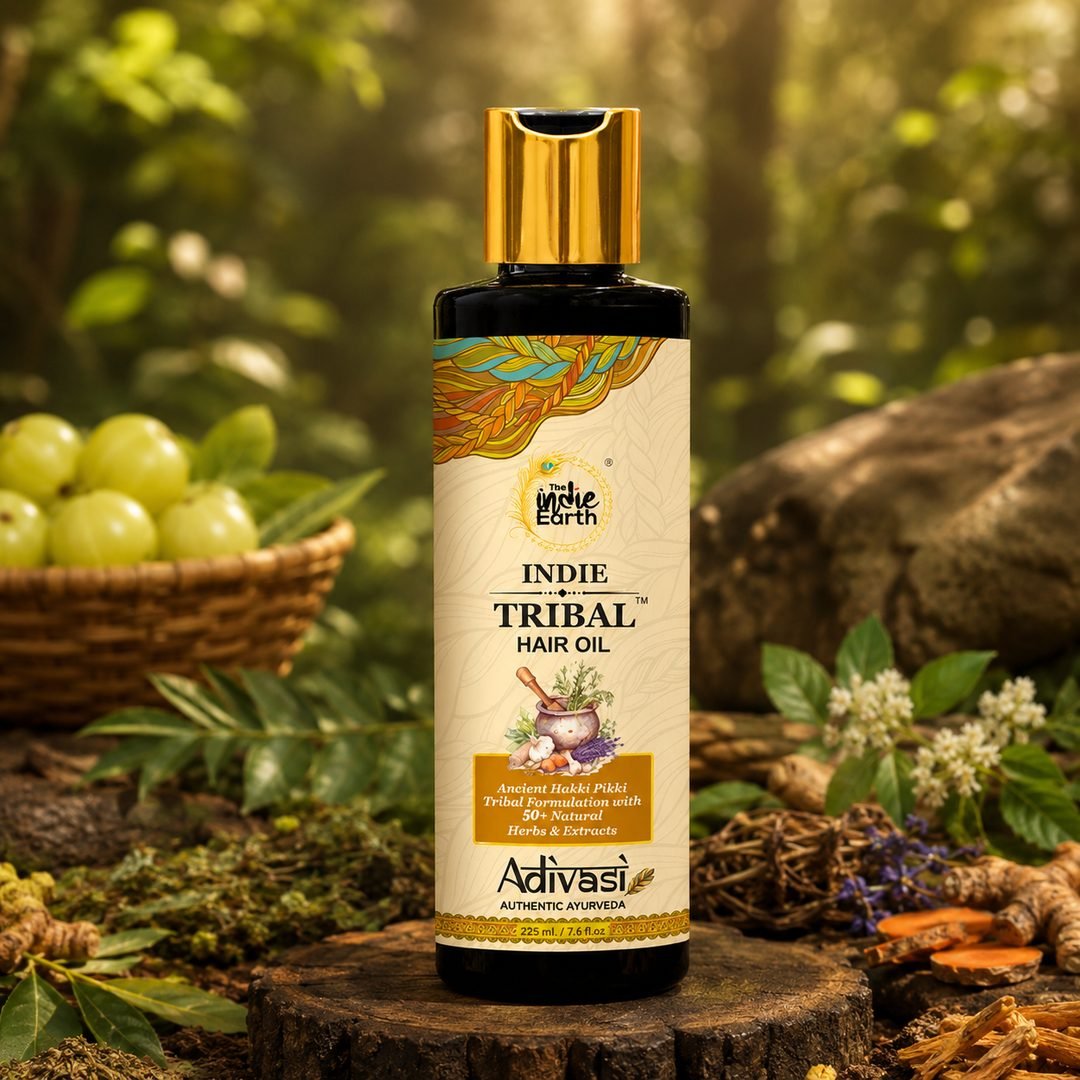 Indie Tribal Adivasi Hair Oil 225ml - The Indie Earth