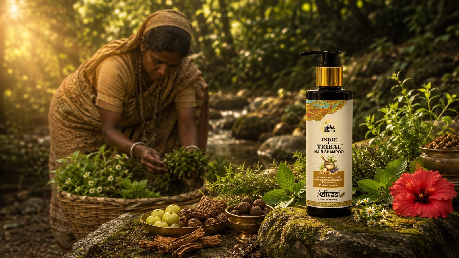 Tribal heritage behind The Indie Earth Adivasi Shampoo