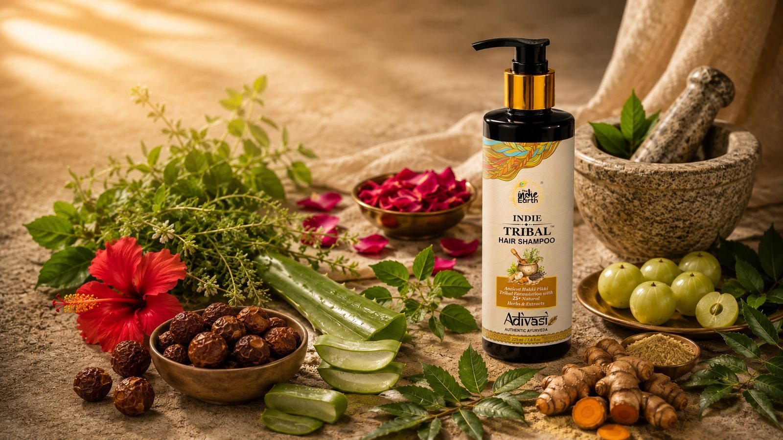 Ayurvedic botanicals by The Indie Earth