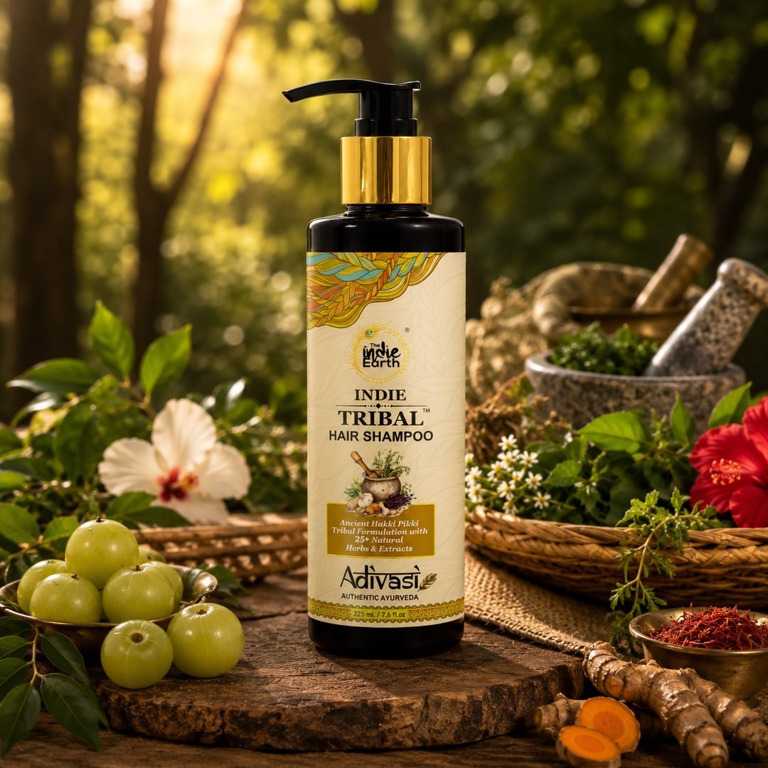 Indie Tribal Adivasi Hair Shampoo 225ml - The Indie Earth