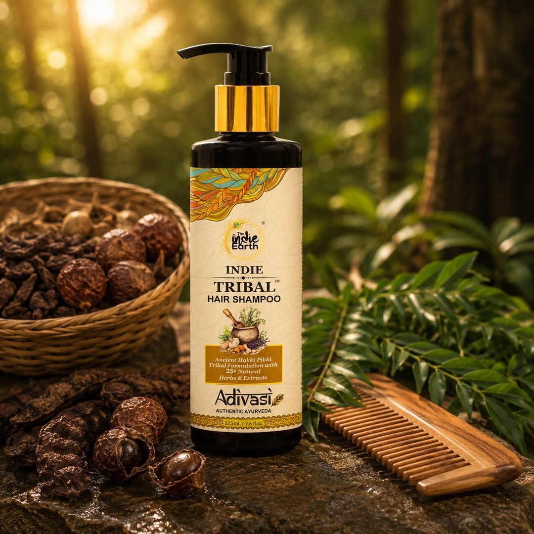 Indie Tribal Adivasi Hair Shampoo 225ml - The Indie Earth