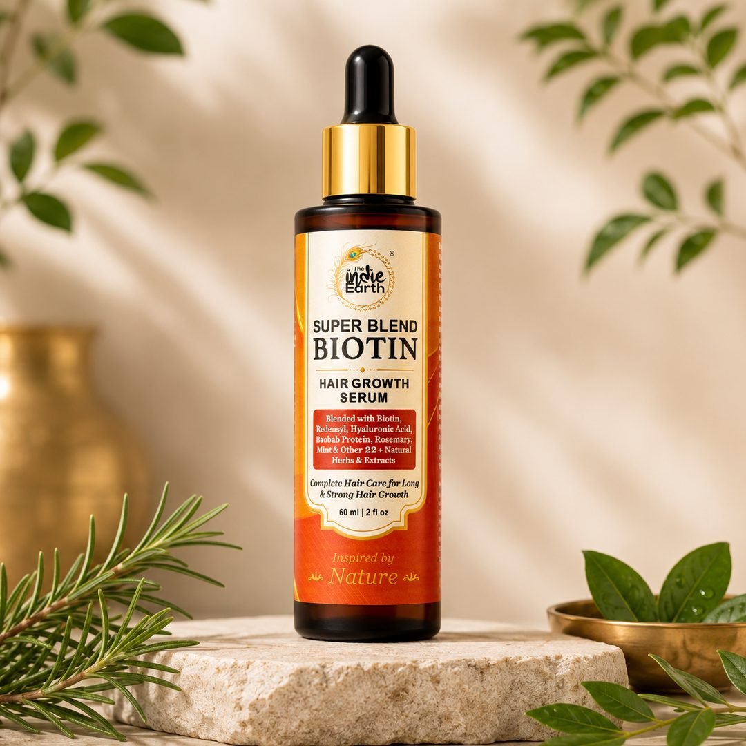 Benefits of The Indie Earth Biotin Hair Growth Serum