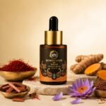 The Indie Earth Royale Kumkumadi Tailam saffron face oil 30ml bottle