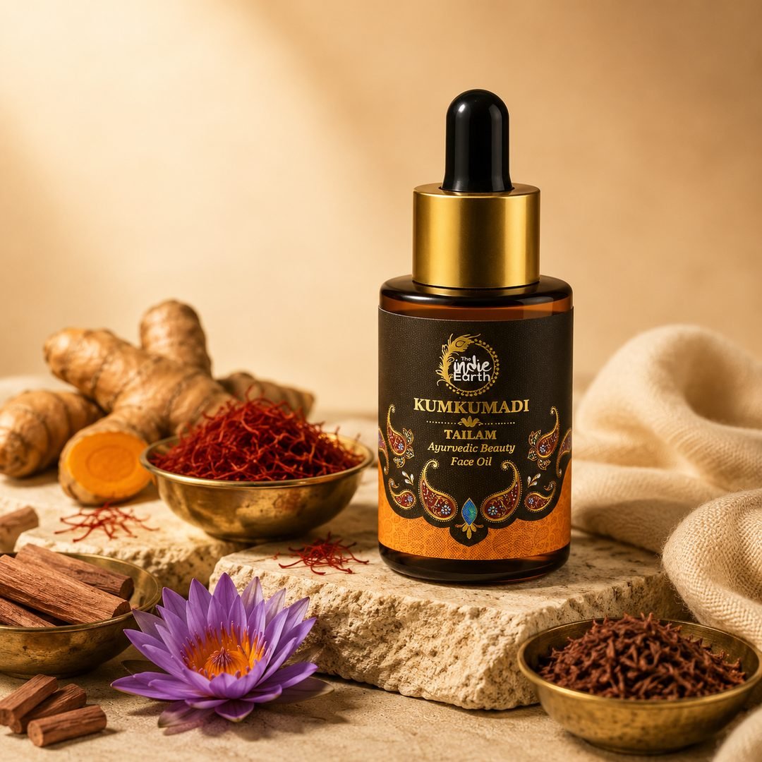 Kumkumadi Tailam Ayurvedic face oil for a radiant glow