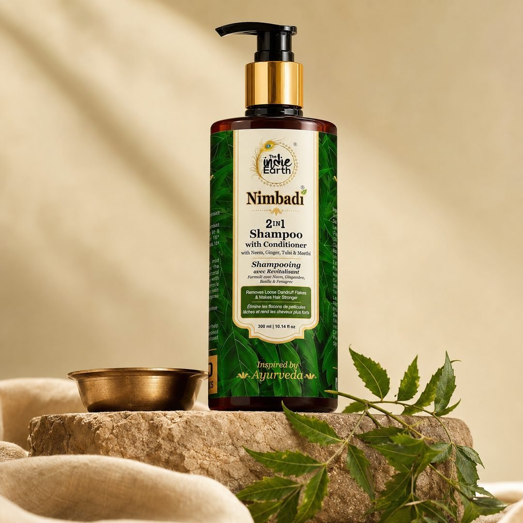 Nimbadi 2-in-1 Neem Shampoo with Conditioner 300ml - The Indie Earth
