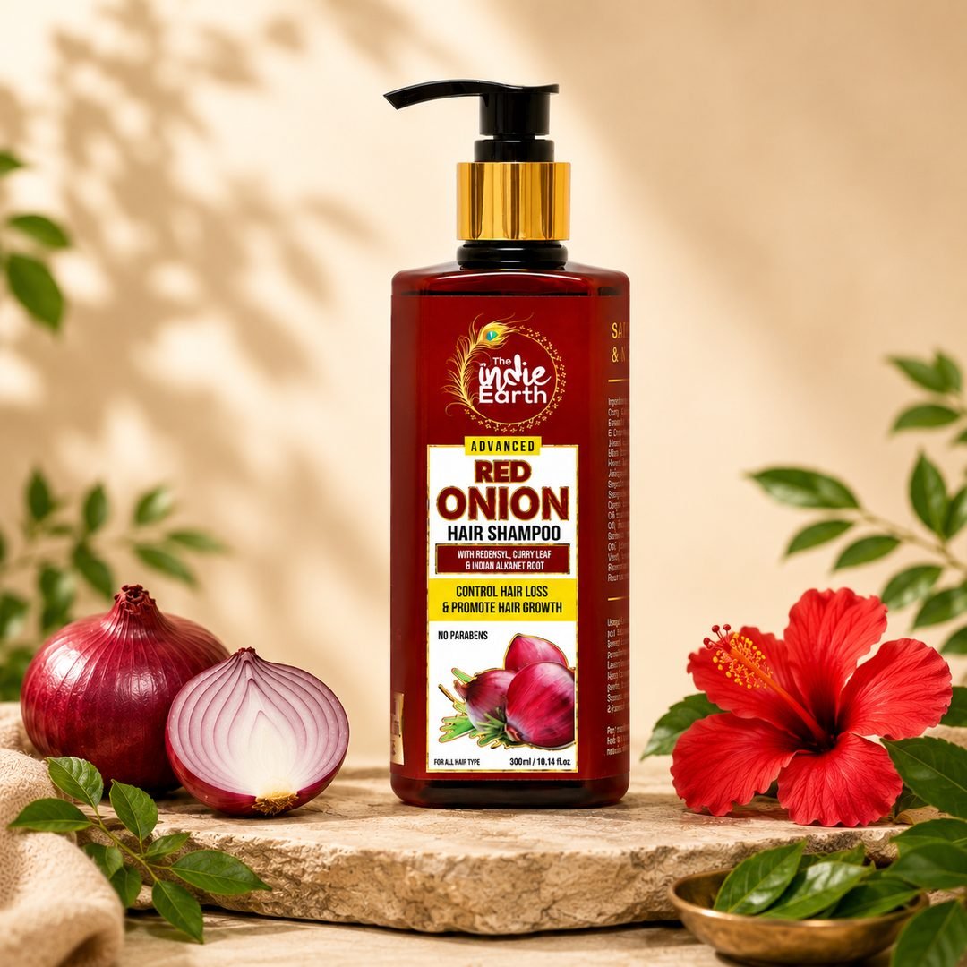 Benefits of The Indie Earth Red Onion Shampoo