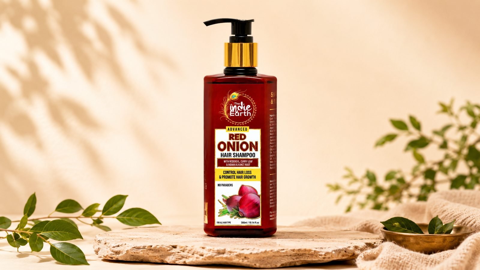 Why choose The Indie Earth Red Onion Shampoo