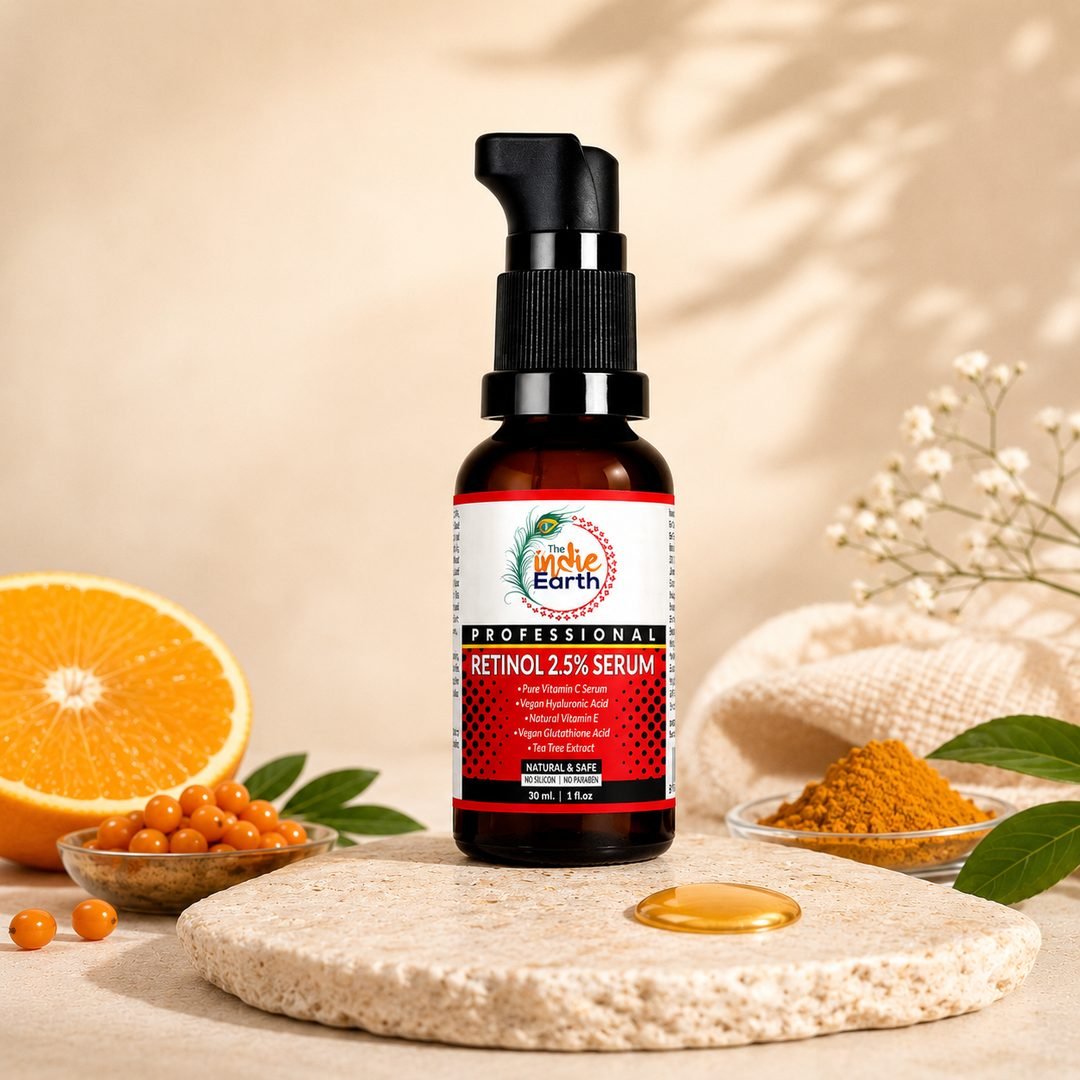 Benefits of The Indie Earth Retinol 2.5% serum