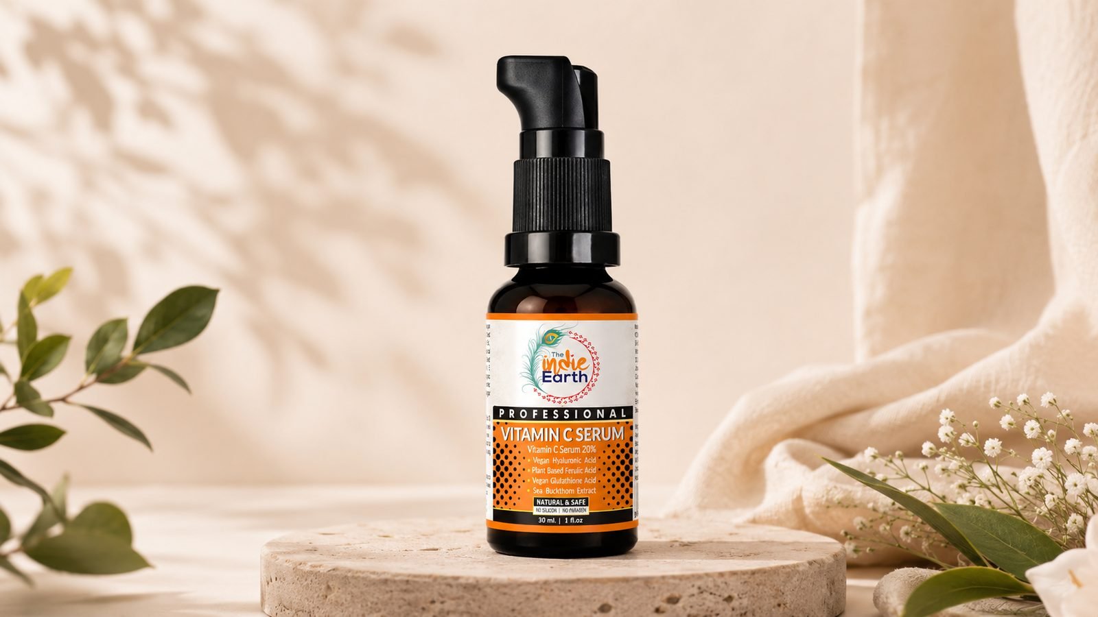 Why choose The Indie Earth Vitamin C serum